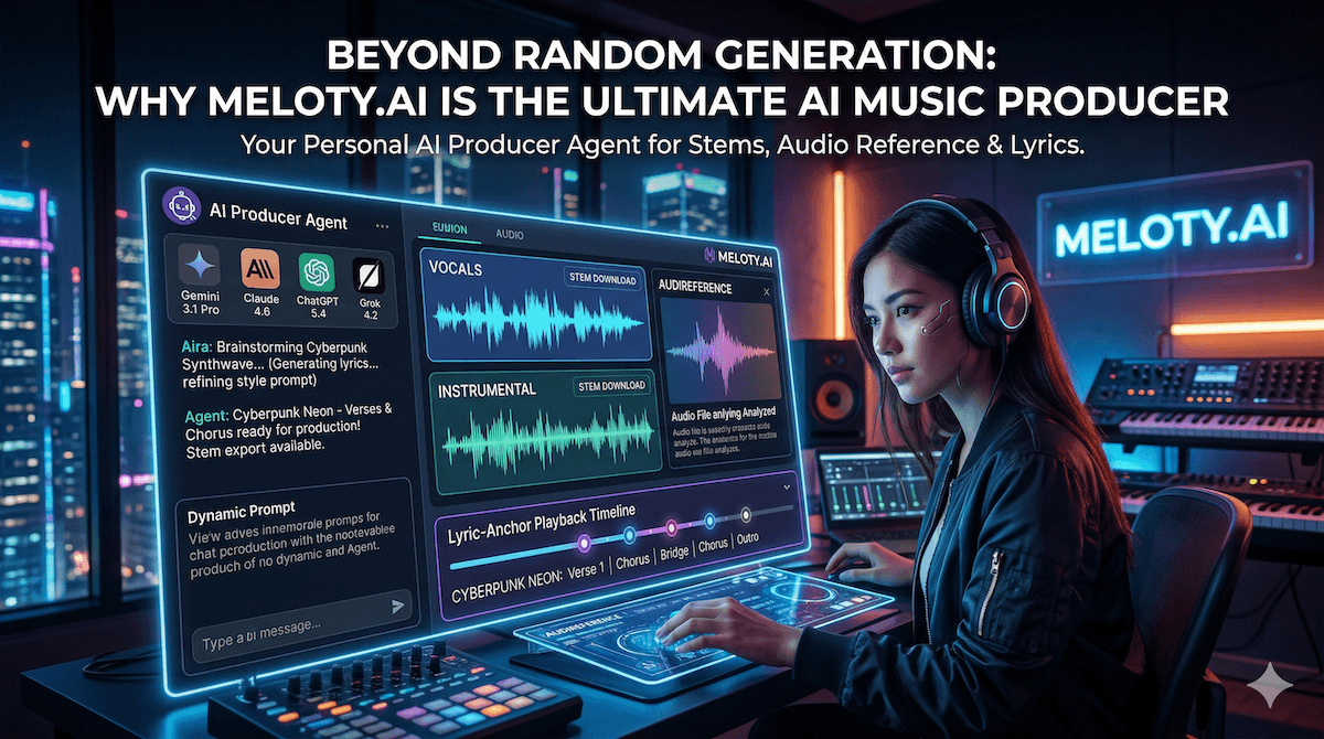 Beyond Random Generation: Why Meloty.ai is the Ultimate AI Music Producer for Professionals
