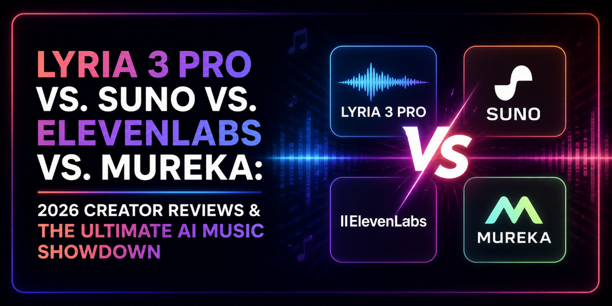 Lyria 3 Pro vs. Suno vs. ElevenLabs vs. Mureka: 2026 Creator Reviews & The Ultimate AI Music Showdown