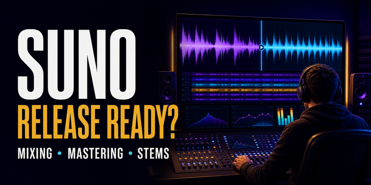 How to Prepare a Suno Song for Release: A Minimum Mixing and Mastering Workflow