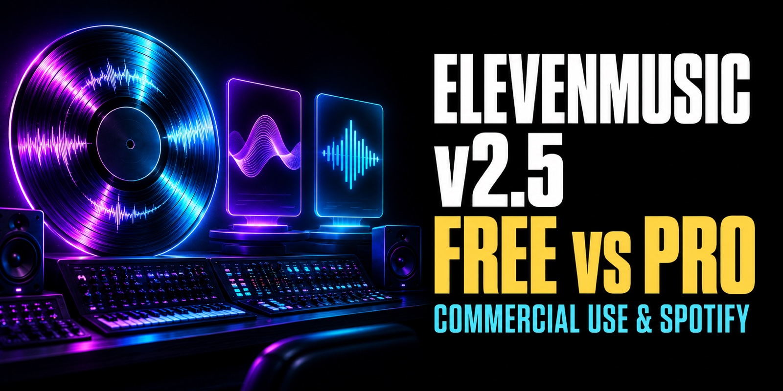 ElevenMusic v2.5 Commercial Use: Free vs Pro and Spotify Rules
