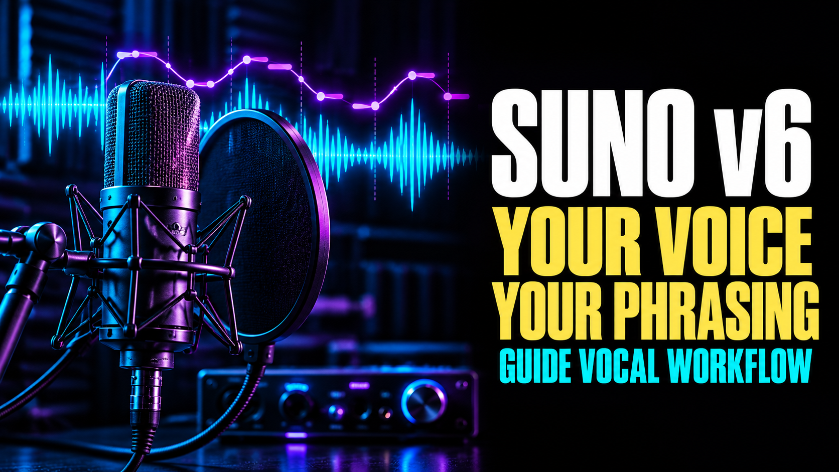 Suno v6: How to Use Your Own Voice to Control Vocal Phrasing
